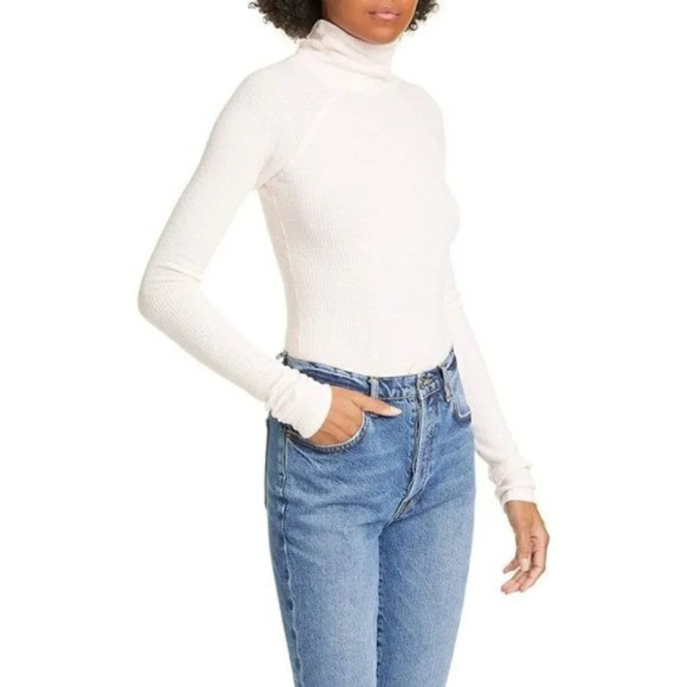Free People Intimately All You Want Long Sleeve Thermal Bodysuit M‎